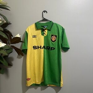 1992 Manchester United Green Third Kit